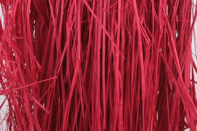 Raffia rot 500g red