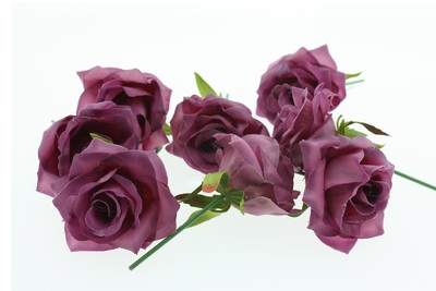 Rosen wie echt violett D6cm