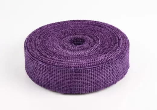 Juteband violett 50mmx40m