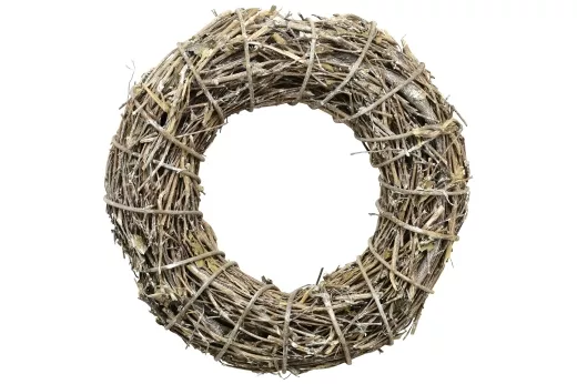 Rattan Kranz natur D22xH6cm Willow