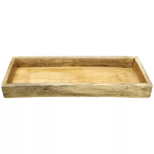 Holztablett Dost 34x12x4cm rechteckig