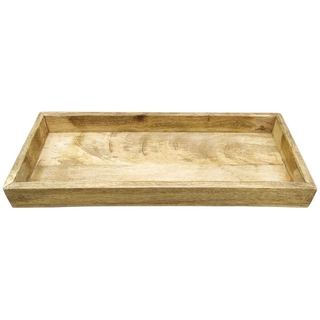 Holztablett Dost 40x18x4cm rechteckig