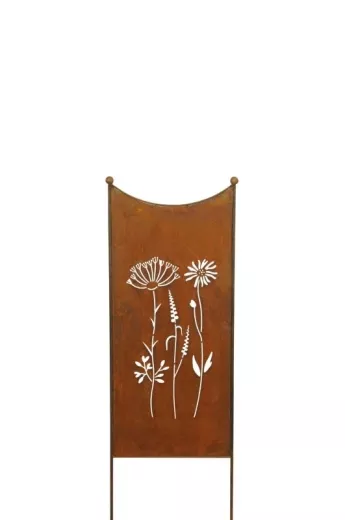 Stele Wildblume.rost 38xH118cm