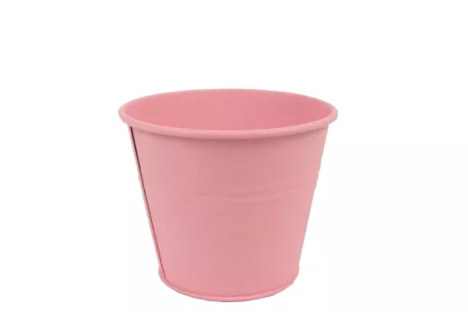 Pfl.Topf, pink matt, H10cm D12cm/8,5mm