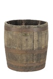 Bl.-Kübel3/4 Whisky Fass 142L Eiche,D60cm H66cm,40kg