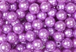 Perlen violett D14mm B/210St 300gr.