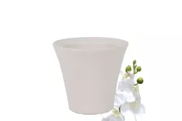 Orchideentopf creme H12cm