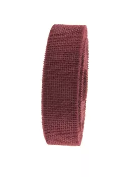 Juteband bordeaux 50mmx40m