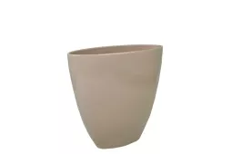 Ker.Vase Serafina, taupe 24x8x24cm