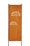 Stele Dolde,rost,32x116cm Windschutz