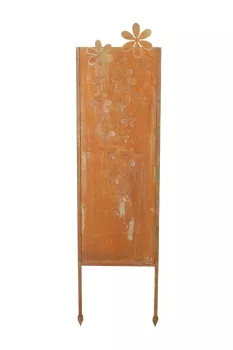 Stele Blüten rost 46xH171cm Eisen