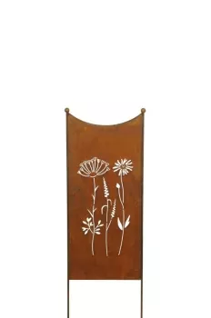 Stele Wildblume.rost 38xH118cm