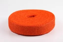 Juteband orange 50mmx40m