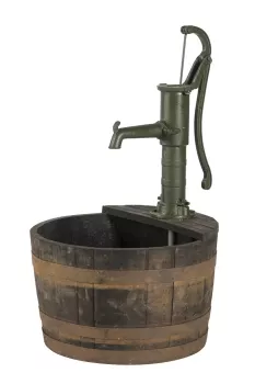 Bl.-Kübel Whisky Fass m.Pumpe Eiche,D60cm H108cm,50kg